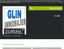 Tablet Screenshot of glin-immobilier.com